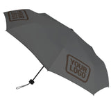 Custom Dark Grey Brown Automatic Umbrella