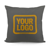 Custom Dark Grey Yellow Pillowcase