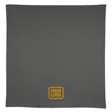 Custom Dark Grey Brown Square Table Cloth
