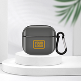 Custom Dark Grey Yellow AirPods Case (3rd Generation)