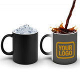 Custom Dark Grey Yellow Magic Mug