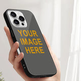 Custom Dark Grey Yellow Phone Case