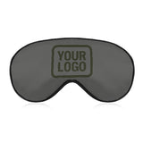 Custom Dark Grey Olive Sleep Mask