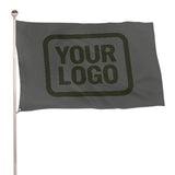 Custom Dark Grey Olive Flag