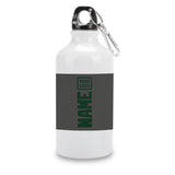 Custom Dark Grey Green Sports Bottle