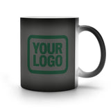 Custom Dark Grey Green Magic Mug