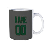 Custom Dark Grey Green Mug