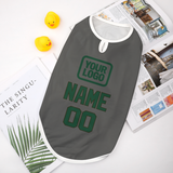Custom Dark Grey Green Pet Vest