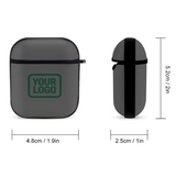 Custom Dark Grey Green AirPods Case