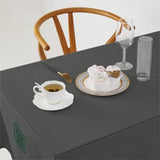 Custom Dark Grey Olive Square Table Cloth