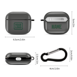 Custom Dark Grey Green AirPods Case (3rd Generation)