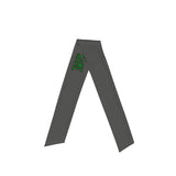 Custom Dark Grey Emerald Green Headband