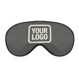 Custom Dark Grey Cream Sleep Mask