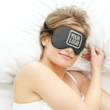 Custom Dark Grey Cream Sleep Mask