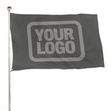 Custom Dark Grey Gray Flag