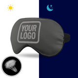 Custom Dark Grey Gray Sleep Mask