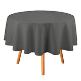 Custom Dark Grey Dark Grey Round Table Cloth
