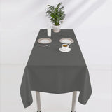 Custom Dark Grey Gray Square Table Cloth