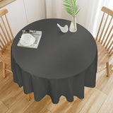 Custom Dark Grey Dark Grey Round Table Cloth