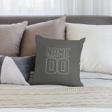 Custom Dark Grey Dark Grey Pillowcase
