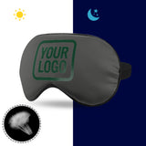 Custom Dark Grey Green Sleep Mask