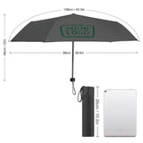 Custom Dark Grey Green Automatic Umbrella