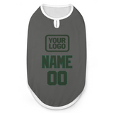 Custom Dark Grey Dark Green Pet Vest