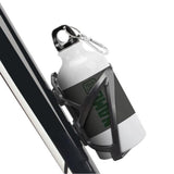 Custom Dark Grey Dark Green Sports Bottle