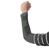 Custom Dark Grey Dark Green Arm Sleeve
