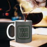 Custom Dark Grey Dark Green Mug