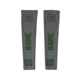 Custom Dark Grey Dark Green Arm Sleeve