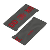 Custom Dark Grey Red Sports headband