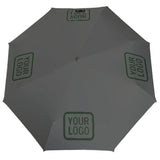 Custom Dark Grey Dark Green Automatic Umbrella