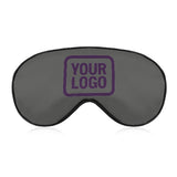 Custom Dark Grey Purple Sleep Mask