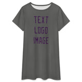 Custom Dark Grey Purple Nachthemd