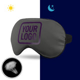 Custom Dark Grey Purple Sleep Mask