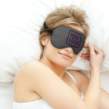 Custom Dark Grey Purple Sleep Mask
