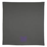 Custom Dark Grey Purple Square Table Cloth