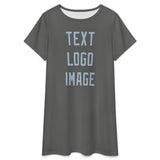 Custom Dark Grey Light Blue Nachthemd