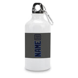 Custom Dark Grey Navy Sports Bottle