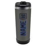 Custom Dark Grey Navy Stainless Steel Water Cup
