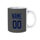 Custom Dark Grey Navy Mug