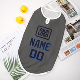 Custom Dark Grey Navy Pet Vest