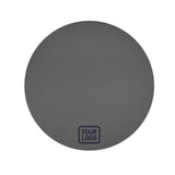 Custom Dark Grey Navy Round Table Cloth