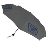Custom Dark Grey Blue Automatic Umbrella