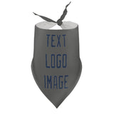 Custom Dark Grey Blue Pet Scarf