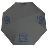 Custom Dark Grey Blue Automatic Umbrella
