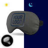 Custom Dark Grey Blue Sleep Mask