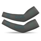 Custom Dark Grey Blue Green Arm Sleeve