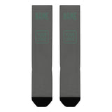 Custom Dark Grey Blue Green Knee-High Sock